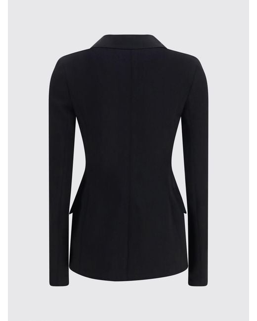 Dolce & Gabbana Blue Dolce &Amp Gabbana Single-Breasted Short Wool Blazer With Peak Lapels