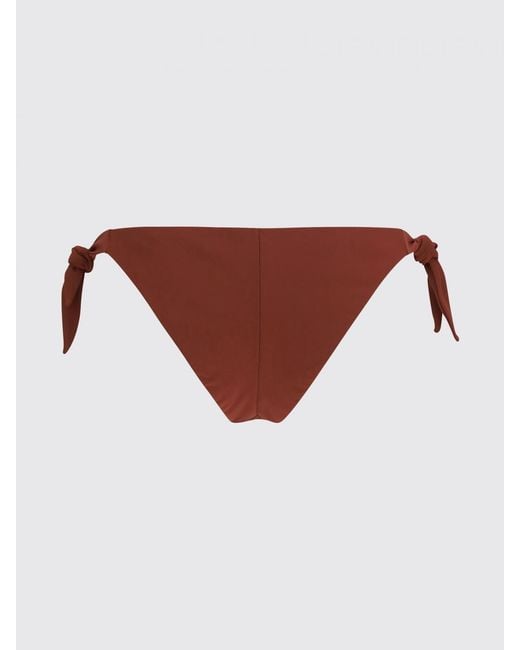 Brunello Cucinelli Orange Low-Rise Bikini Briefs With Side Tie-Fastenings