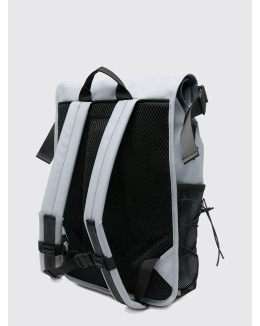 Rains Gray Trail Mountaineer Rolltop Polyester Backpack for men