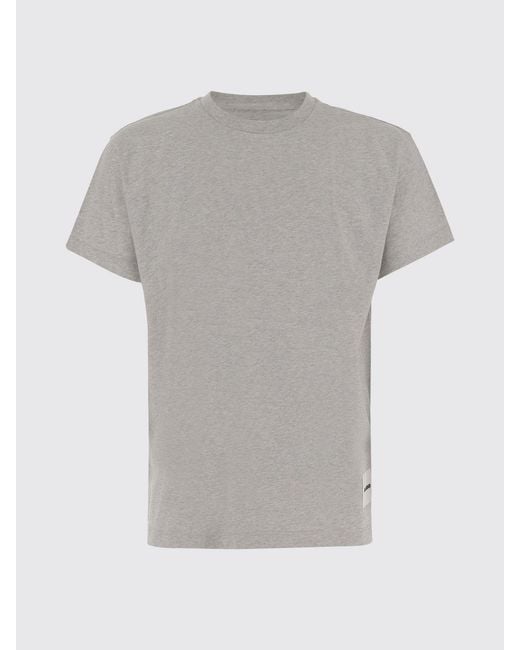 Jil Sander Black Basic Cotton T-Shirt for men