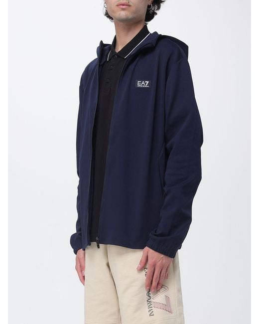 EA7 Blue Jacket for men