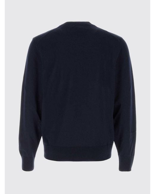 Boss Blue Crew-Neck Jumper for men