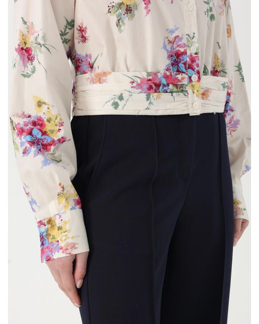 Camicia Cropped di Liu Jo in White