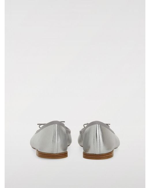 Repetto White Dancer Cendrillon Flats