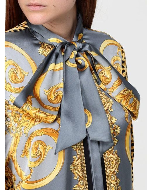 Camisa Mujer Versace de color Gray