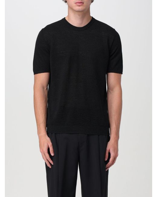 Roberto Collina Black T-shirt for men