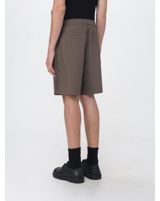 ARMANI EXCHANGE Gray Cotton Blend Shorts for men
