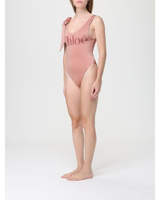 Bañador Mujer Chloé de color Pink