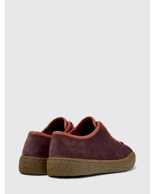 Camper Brown Peu Terreno Suede Sneakers