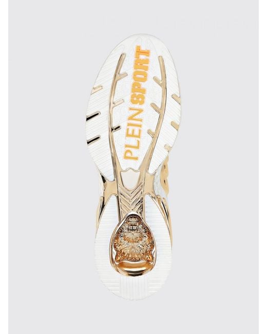 Philipp Plein Natural The Thunder Stroke Gen X 02 Mesh Sneakers With A Chunky Sole for men