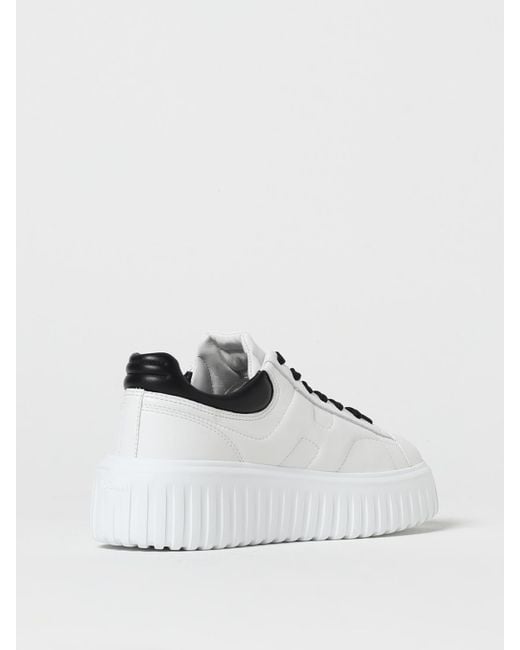 Hogan White Nappa Leather Sneakers