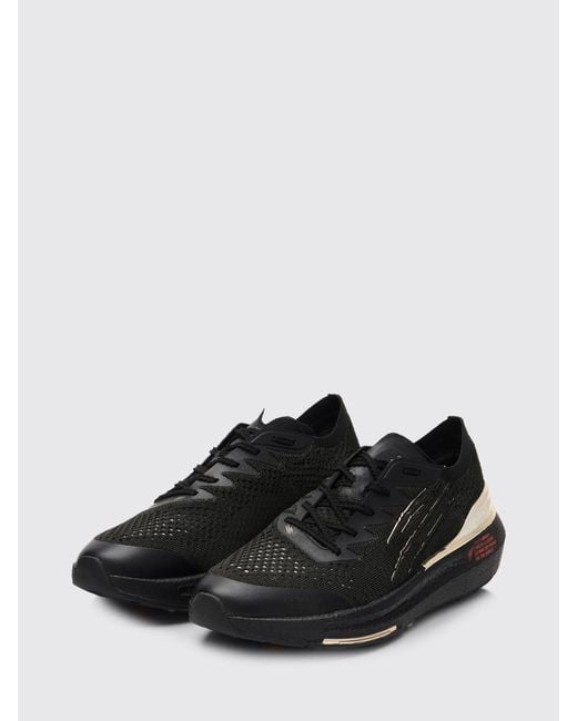 Philipp Plein Black Atomic Speed Crochet Knit Sneakers for men