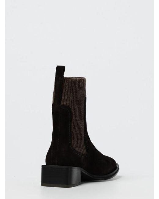 Paul Smith Black Flat Ankle Boots