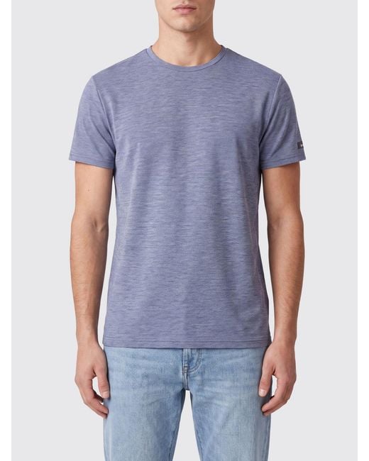 Rrd Blue Short-Sleeved Crewneck T-Shirt for men