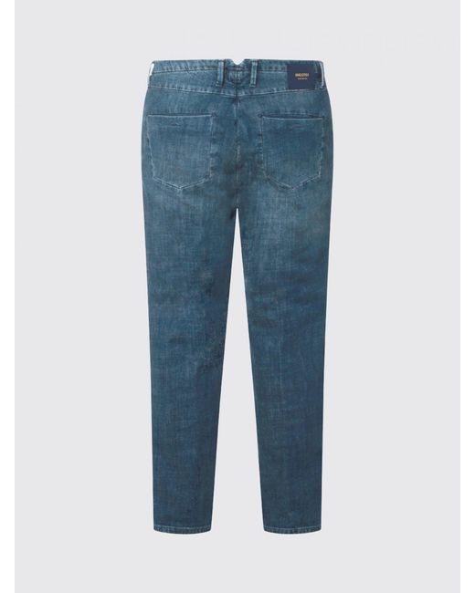 Incotex Blue Stretch Denim Slim Fit Jeans for men