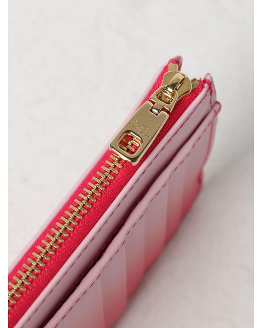 Portacarte di credito in pelle degradé di Dolce & Gabbana in Pink