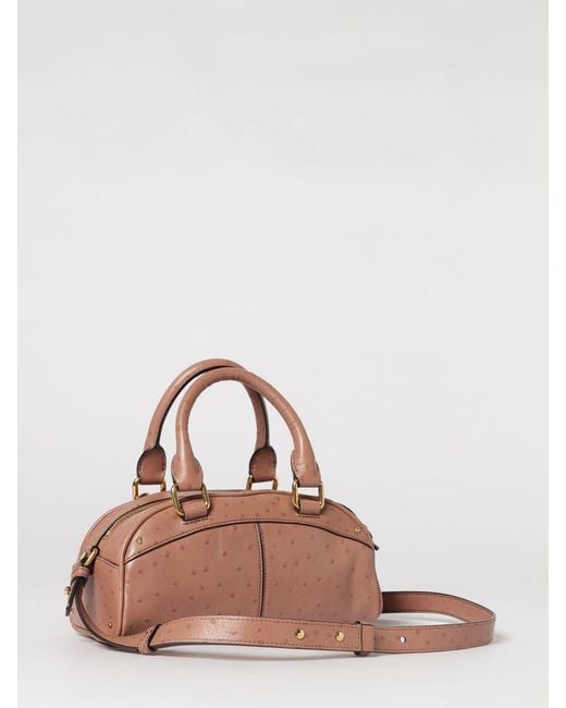 Chloé Pink Chlo&Eacute Bowling Ledertasche Mit Tupfenprägung