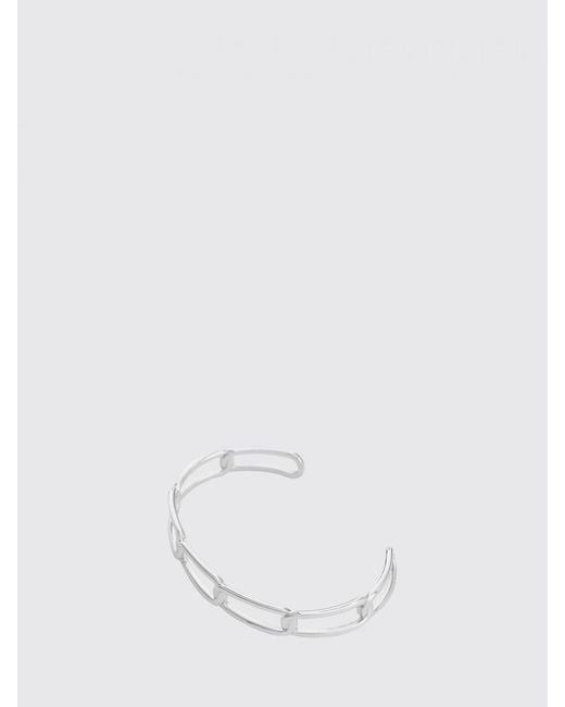 FEDERICA TOSI White Rigid Square Brass Bracelet