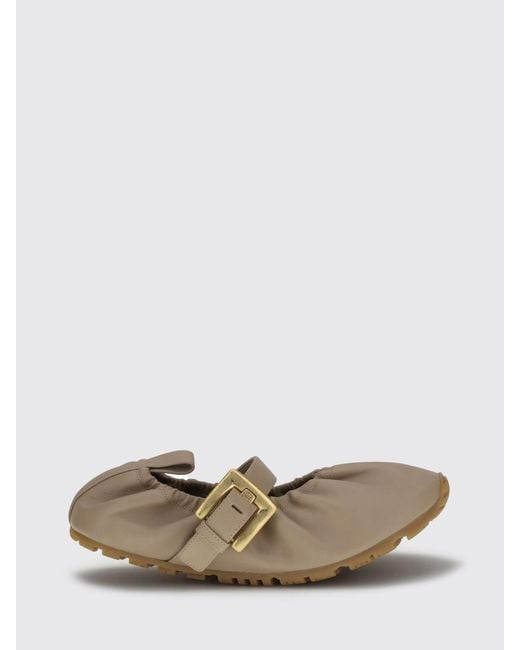 Balmain Multicolor Leather Ballerinas