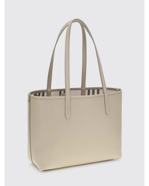 Burberry Natural Reversible Bloomsbury Leather Bag