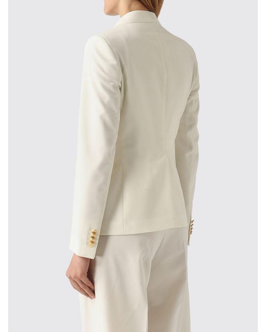 Tagliatore Natural Double Breasted Virgin Wool Blazer