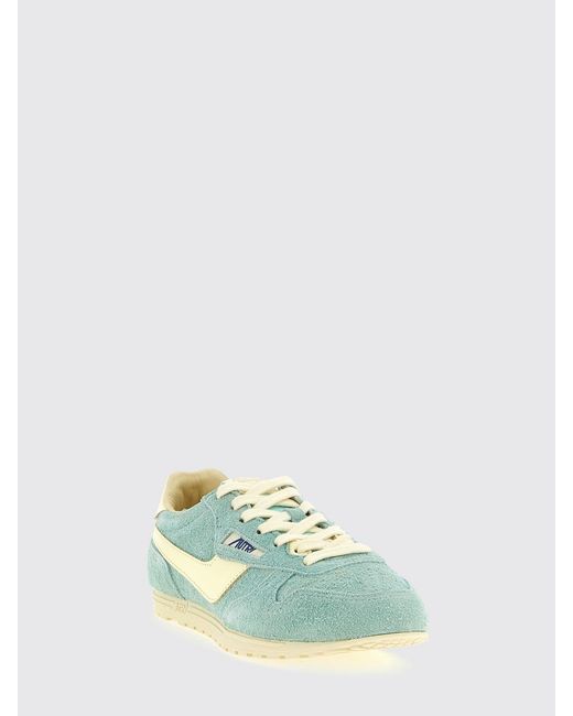Autry Green Logo Sneakers