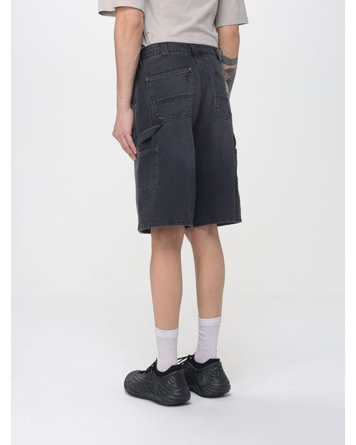 Carhartt Blue Recycled Denim Shorts for men