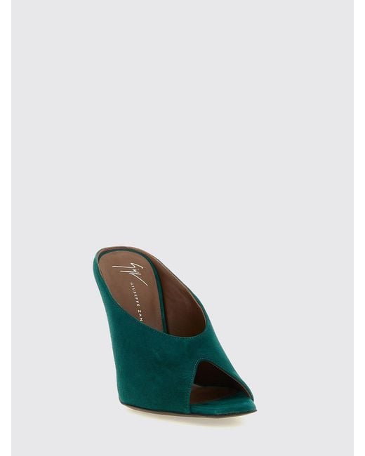Giuseppe Zanotti Green Heeled Sandals