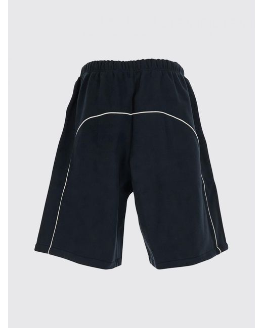 Fear Of God Blue Cotton Blend Jogging Shorts With Drawstring Waist for men