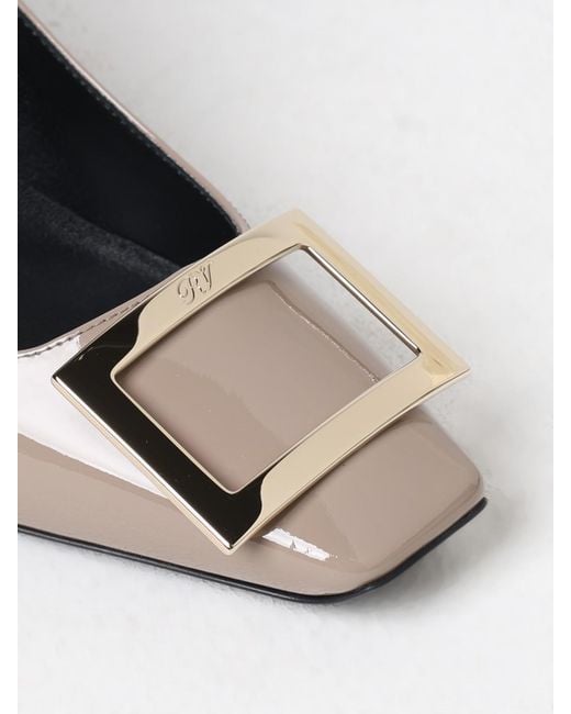 Roger Vivier White Belle Vivier Trompette Pumps