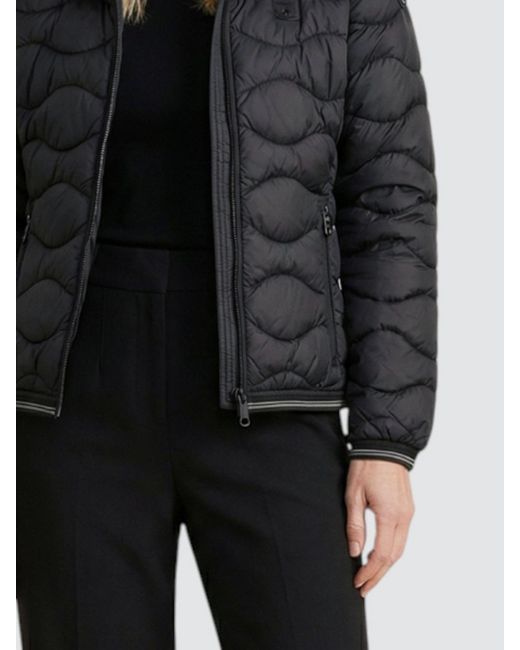 Blauer Black Nylon Hooded Down Jacket