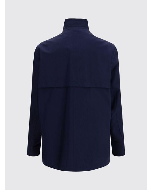 Brunello Cucinelli Blue Cotton Blend Jacket for men
