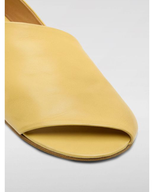 Sandalo Arsella in pelle di Marsèll in Yellow