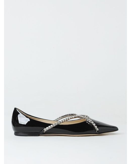 Jimmy choo hotsell patent flats