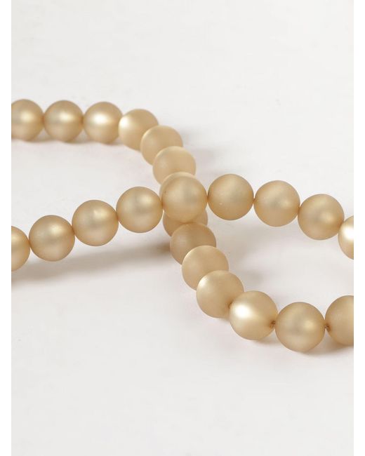 Emporio Armani White Frosted Resin Necklace