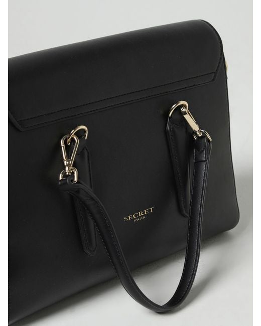 Secret Pon-pon Black Handbag