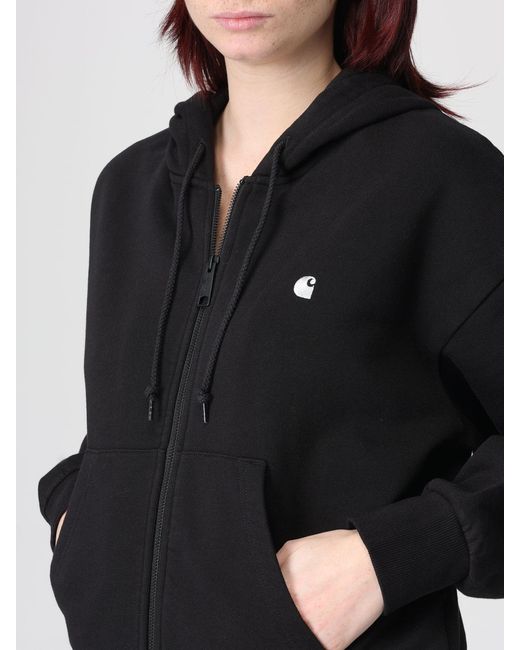 Carhartt Black Cotton Hoodie