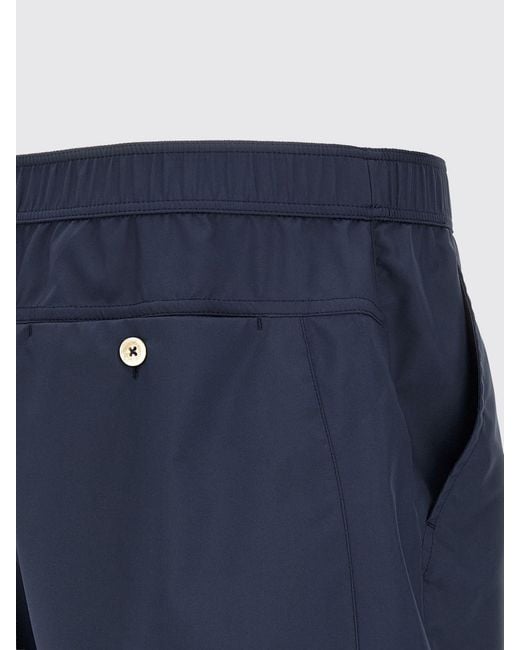 Brunello Cucinelli Blue Technical Fabric Shorts for men