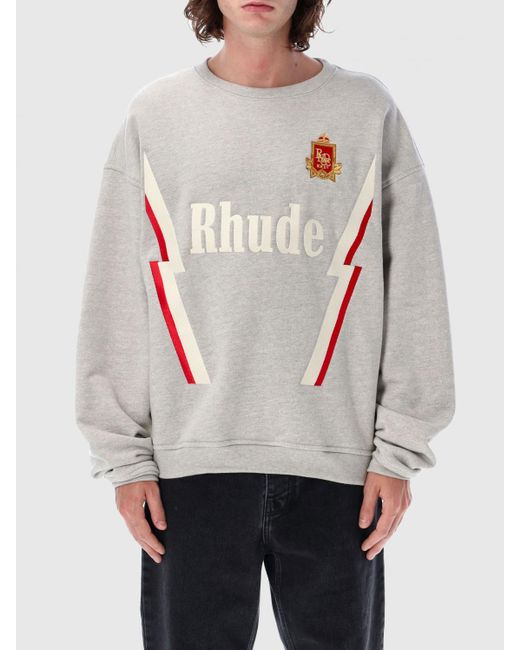 Sudadera Hombre Rhude de hombre de color Gray