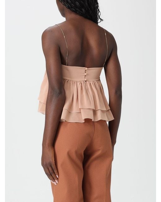 ChloÉ Top De Seda Chloé de color Multicolor