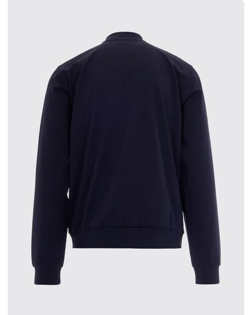 EA7 Blue Zip Cardigan for men