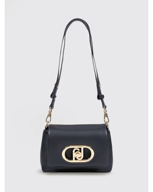 Liu Jo Blue Lapuffy Faux Leather Bag