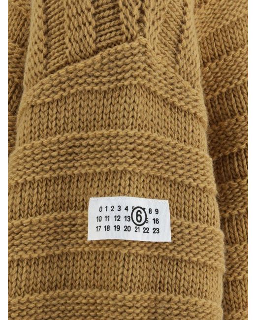 MM6 by Maison Margiela Natural Sweater for men