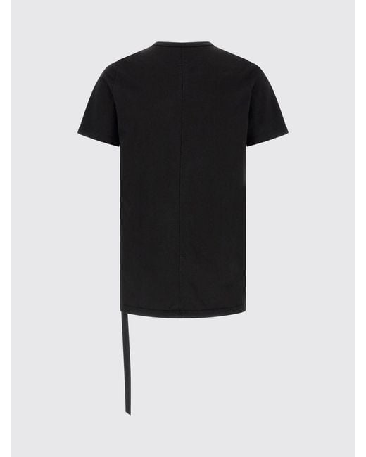 Rick Owens Black Cotton T-Shirt for men