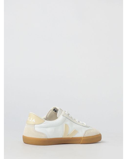 Veja White Volley O.T. Leather Sneakers for men
