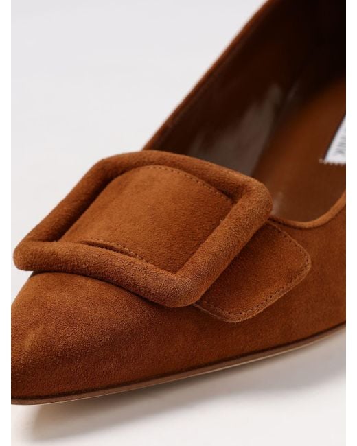 Manolo Blahnik Brown Shoes