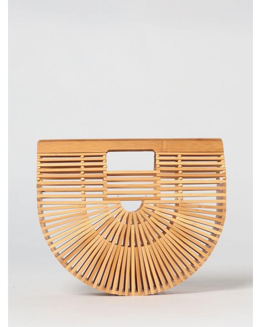 Cult Gaia Natural Ark Bamboo Bag