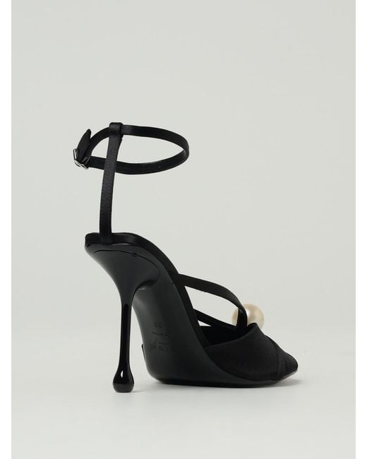 Jimmy Choo Black Flat Sandals