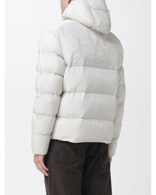 EA7 White Jacket for men