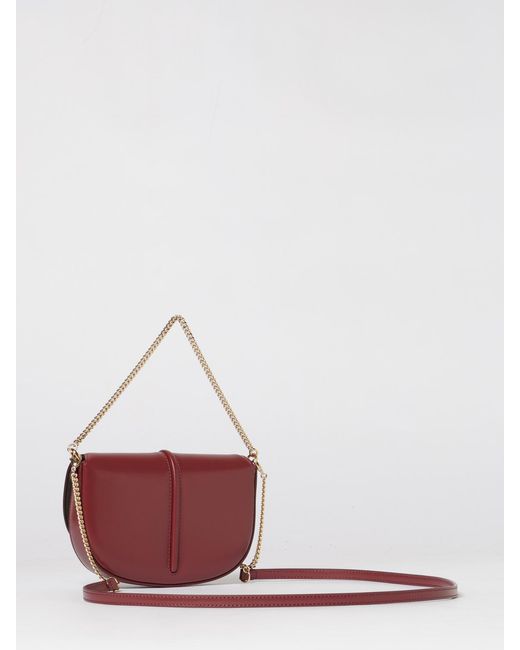 Fendi Red Graphy Wallet Chain